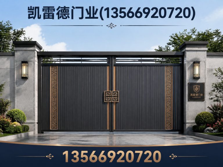 金东区不锈钢烤漆大门展示图